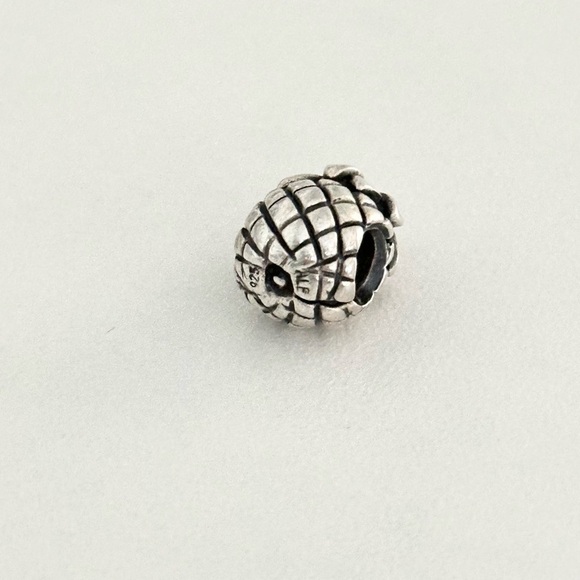 Pandora 925 Pineapple Fruit Rare Retired Bead Charm - Picture 6 of 6